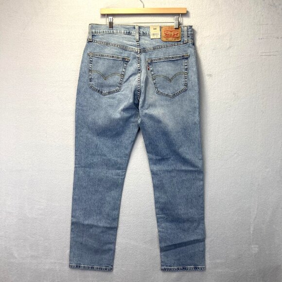 Levi's 541 Athletic Taper Jeans Mens 34x32 Light Wash Stretch Denim Eco Ease - Picture 2 of 16